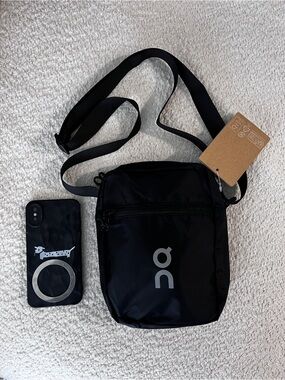 On Running Black Crossbody Bag Sling bag